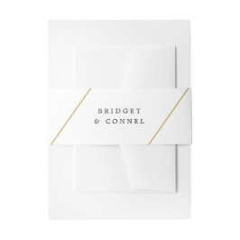 Cintas Para Invitaciones Boda Moderna Geométrica de Bridget