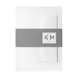 Cintas Para Invitaciones Boda moderno decorativo Pinstripe ID887