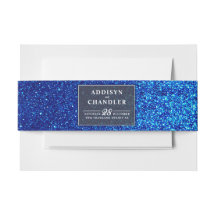 Boda moderno simple y elegante blanco y azul de la