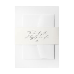 Cintas Para Invitaciones Boda Monograma Único De Marfil Para Amar La Risa