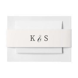 Cintas Para Invitaciones Boda Monogramado de Katie Collection