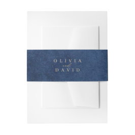 Cintas Para Invitaciones Boda Náutica Azul Elegante