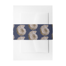 Cintas Para Invitaciones Boda Nautical Tan Seashell Beach
