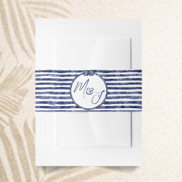 Cintas Para Invitaciones Boda Náutico Costero