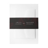 Cintas Para Invitaciones Boda negro floral gótico oscuro