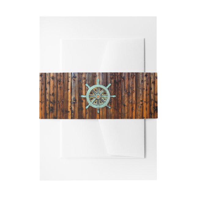 Cintas Para Invitaciones Boda o compromiso náutico ruso (Anverso Ejemplo)