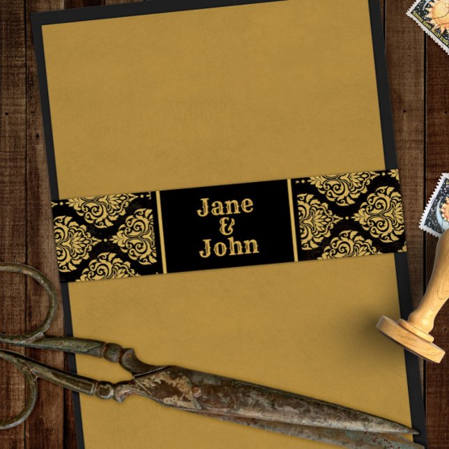 Cintas Para Invitaciones Boda o ducha de la Junta de Espíritu Gótica de Hal (Subido por el creador)