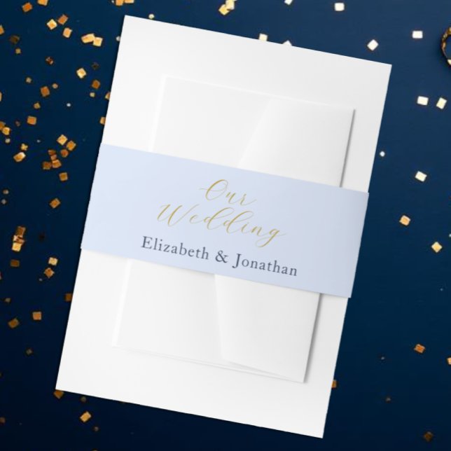 Cintas Para Invitaciones Boda Opulenta Azul (Subido por el creador)