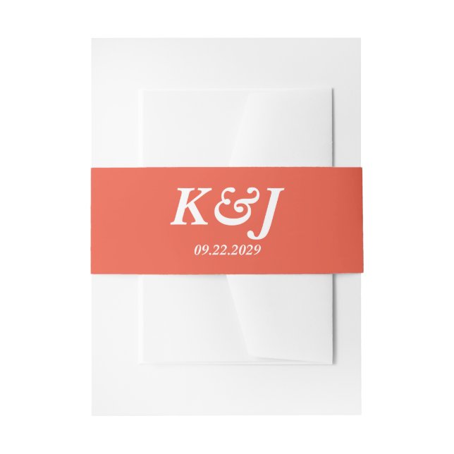 Cintas Para Invitaciones Boda Pareja de Cañón de Caballo (Anverso Ejemplo)