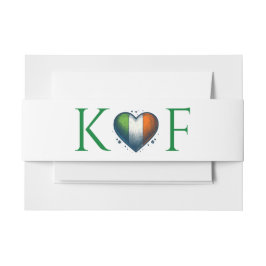 Cintas Para Invitaciones Boda Pareja de Irlanda