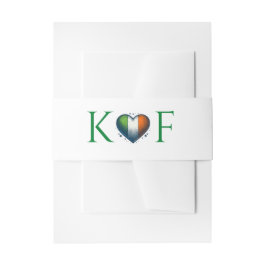 Cintas Para Invitaciones Boda Pareja de Irlanda