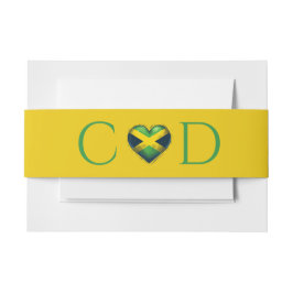Cintas Para Invitaciones Boda Pareja de Jamaica