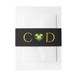 Cintas Para Invitaciones Boda Pareja de Jamaica