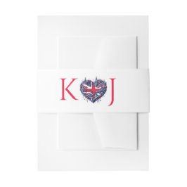 Cintas Para Invitaciones BODA Pareja del Reino Unido