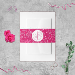 Cintas Para Invitaciones Boda Peony Elegance