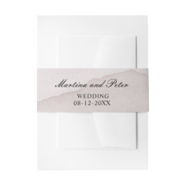 Cintas Para Invitaciones Boda personalizado de rosa polvoriento abstracto