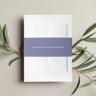 Cintas Para Invitaciones Boda personalizado violeta púrpura sólido