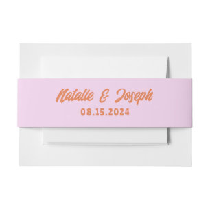 Cintas Para Invitaciones Boda retro colorido negrita brillante moderno Boho