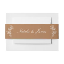 Boda Retro de Arcilla Floral Elegante Terracota