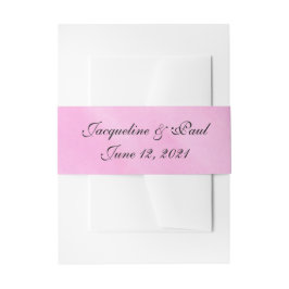 Cintas Para Invitaciones Boda romántica de acuarela en rosa claro