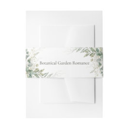 Cintas Para Invitaciones Boda Romántica en Jardín Botánico