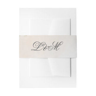 Cintas Para Invitaciones Boda romántica y pictórica en jardín