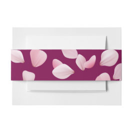 Cintas Para Invitaciones Boda Romántico de Petales Rosados