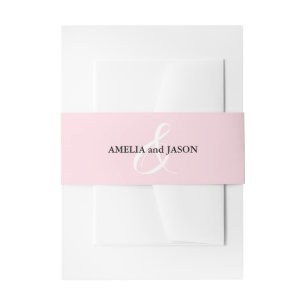 Cintas Para Invitaciones Boda rosa