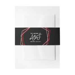 Cintas Para Invitaciones Boda rosa brillante rosa rojo amanecer 