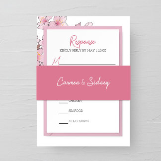Cintas Para Invitaciones Boda rosa claro