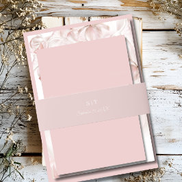 Cintas Para Invitaciones Boda rosa suave