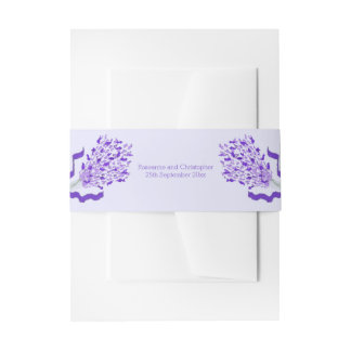 Cintas Para Invitaciones Boda Rubor Lavender