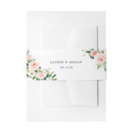 Cintas Para Invitaciones Boda Rubor Pink Bloom