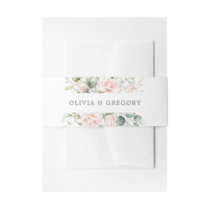 Cintas Para Invitaciones Boda Rubor Pink Bloom