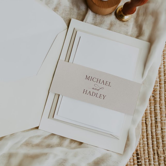 Cintas Para Invitaciones Boda ruso de caligrafía simple (Subido por el creador)