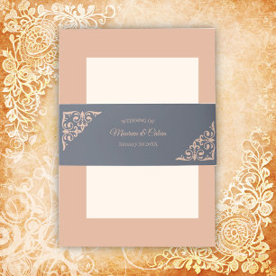 Cintas Para Invitaciones Boda ruso de Filigree
