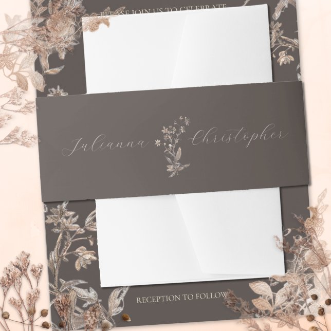 Cintas Para Invitaciones Boda Rustic Elegant Personalizado (Subido por el creador)