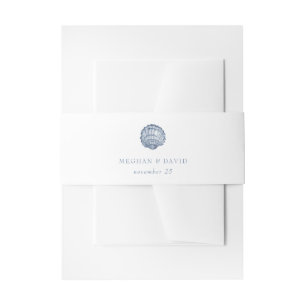 Cintas Para Invitaciones Boda Rustic Seashells Marine Ocean Beach
