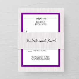 Cintas Para Invitaciones Boda Rustic White Wood