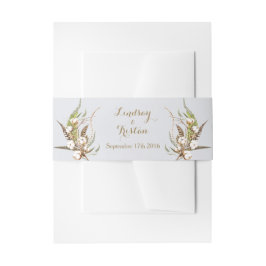 Cintas Para Invitaciones Boda Rústico de Algodón Floral