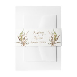 Cintas Para Invitaciones Boda Rústico de Algodón Floral