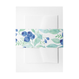 Cintas Para Invitaciones Boda Rústico de Blueberry MidSummer