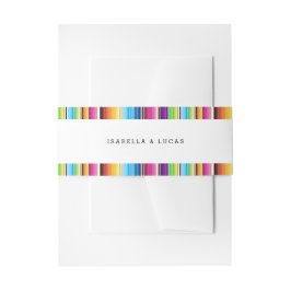 Cintas Para Invitaciones Boda Serpae Spring Stripes