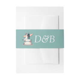 Cintas Para Invitaciones Boda Surf Couple