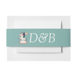 Cintas Para Invitaciones Boda Surf Couple