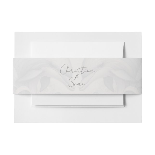 Cintas Para Invitaciones Boda temática de delfín único (Anverso Ejemplo)
