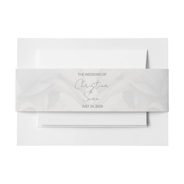 Cintas Para Invitaciones Boda temática de delfín único (Anverso Ejemplo)
