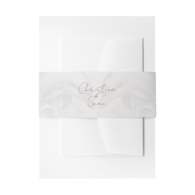 Cintas Para Invitaciones Boda temática de delfín único (Anverso Ejemplo)
