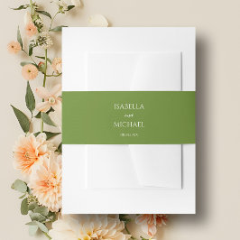 Cintas Para Invitaciones Boda verde colorido