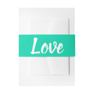 Cintas Para Invitaciones Boda Verde Menta Amor Primavera Verano Jardín